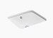 Kohler Iron Plains Drop-In/Undermount Bathroom Sink - White