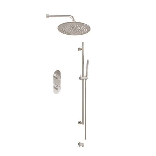 Ensemble de douche Aquadesign Products (Contempo X100CT-A) - Nickel brossé