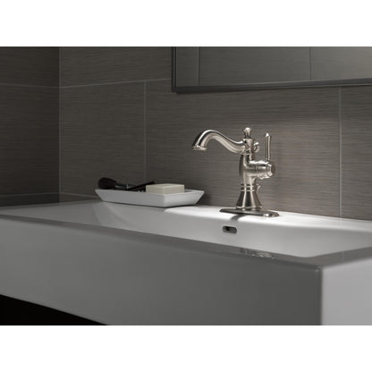 Delta CASSIDY Single Handle Bathroom Faucet- Stainless