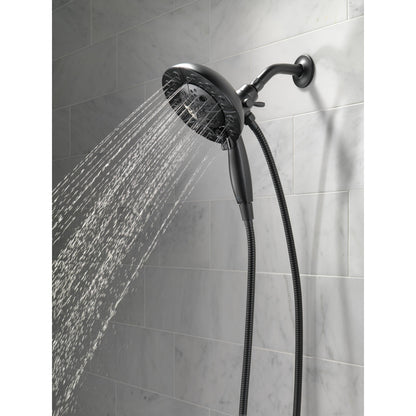 Delta H2Okinetic In2ition 5-Setting Two-in-One Shower- Matte Black