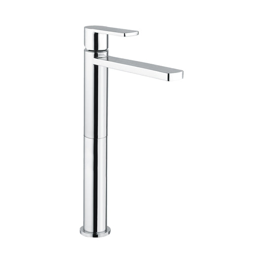 Aquadesign Products Tall Single Hole Lav – Drain Included (Glam 500246) - Chrome