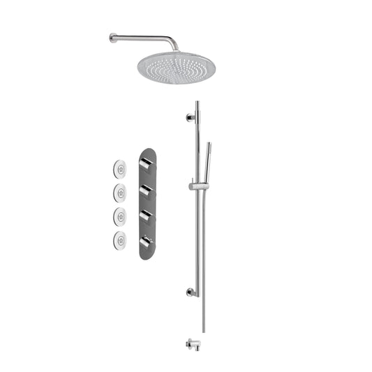 Ensemble de douche Aquadesign Products (Contempo X1800CT-A) - Chrome