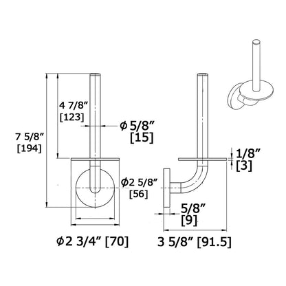 Laloo Extra Roll Paper Holder 5305