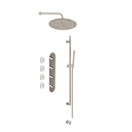 Ensemble de douche Aquadesign Products (Contempo X1800CT-A) - Nickel brossé