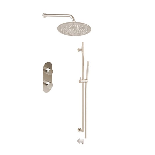 Ensemble de douche Aquadesign Products (Système X10SF), nickel brossé