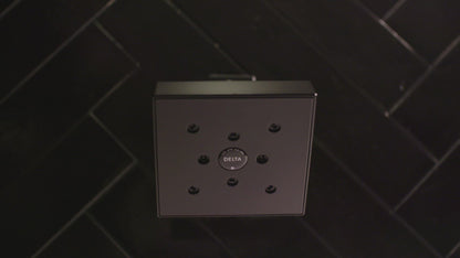 Delta ARA Monitor 17 Series H2Okinetic Shower Trim -Matte Black (Valve Sold Separately)