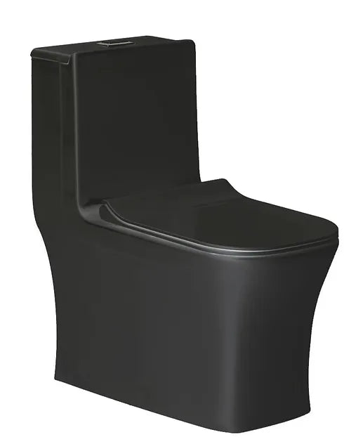 Liro Canada Toilette carrée monobloc à jupe complète Alta 12"