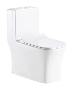 Liro Canada Alta One Piece Fully Skirted Square Toilet 12