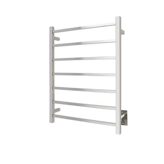 WarmlyYours Tahoe 7 Bar Polished Hardwired Towel Warmer - TWS2-TAH07PH