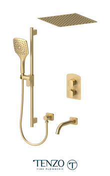 Tenzo - Delano Pressure Balanced T-box Shower Kit With 3 Functions - DEPB33-511655