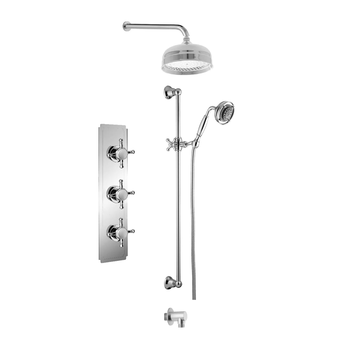 Ensemble de douche Aquadesign Products (Queen 3712QX) - Chrome