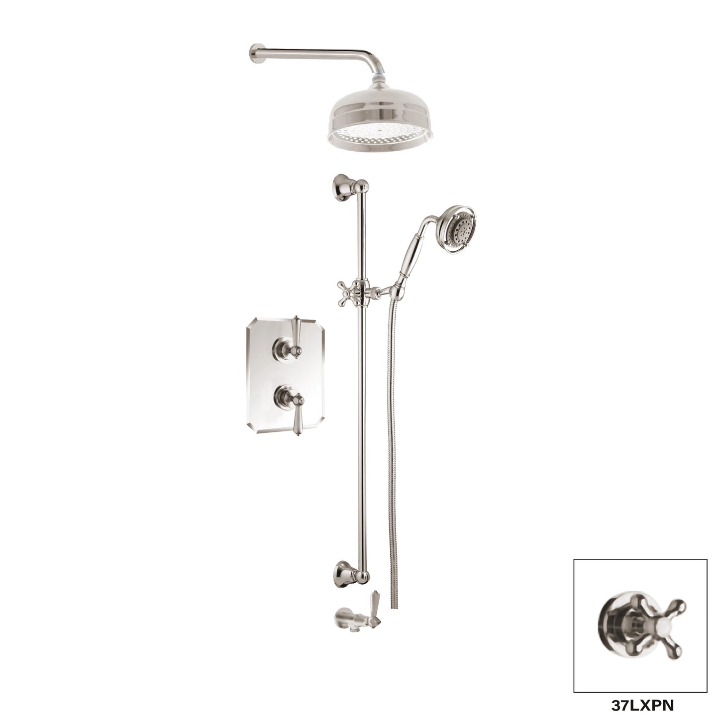 Ensembles de douche Aquadesign Products (London 37LL) - Nickel poli