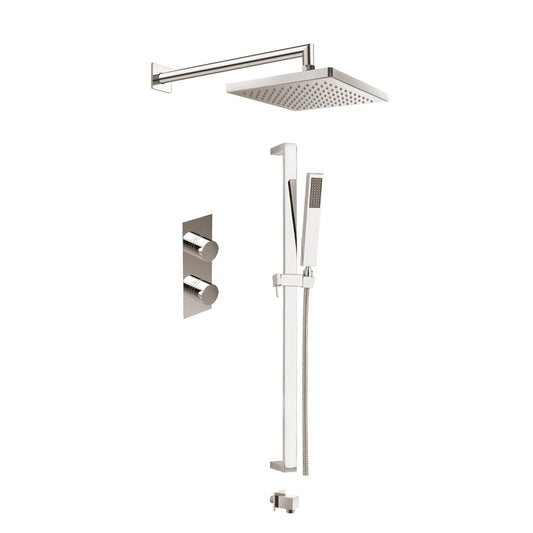 Ensemble de douche Aquadesign Products (Système X9), nickel poli