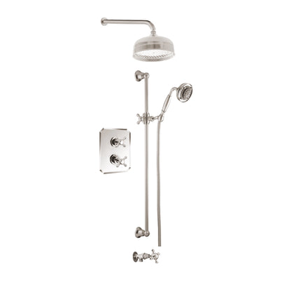 Ensemble de douche Aquadesign Products (Julia 37JX), nickel brossé