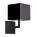 Dainolite 1 Light Incandescent Matte Black Wall Sconce w/ Black Shade - Renoz