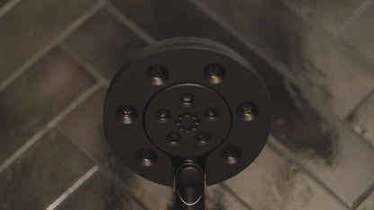 Delta H2Okinetic In2ition 4-Setting Two-in-One Shower- Matte Black