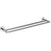 Kube Bath Aqua Rondo by Kube Bath 24 Inch Double Towel Bar – Chrome - Renoz