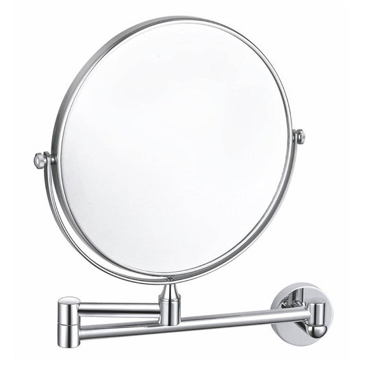 Kube Bath Aqua Rondo by Kube Bath Two-sided Swivel Wall Mount Mirror – Chrome - Renoz