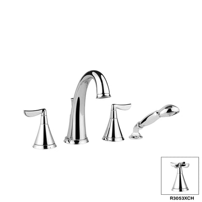 Produits Aquadesign 4 pièces. Support de pont (Manhattan R3053L) - Chrome