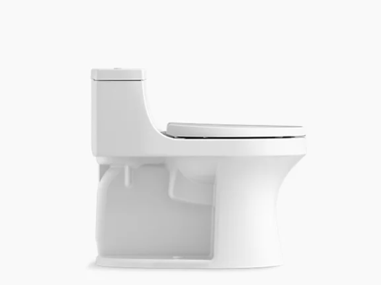 Kohler San Souci Comfort Height One-Piece Compact Elongated 1.28 Gpf Chair Height Toilet With Quiet-Close Seat