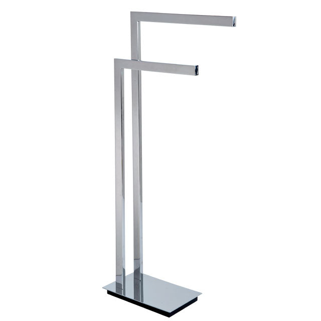 Laloo Floor Stand Double Towel Bar 9000