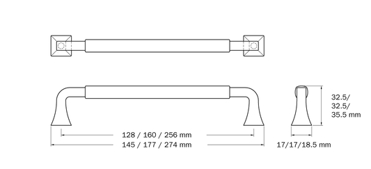 Poignée transitionnelle Tudor Marathon Hardware 9263 