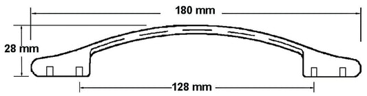 Marathon Hardware Burnett Classic Pull (9311-128)