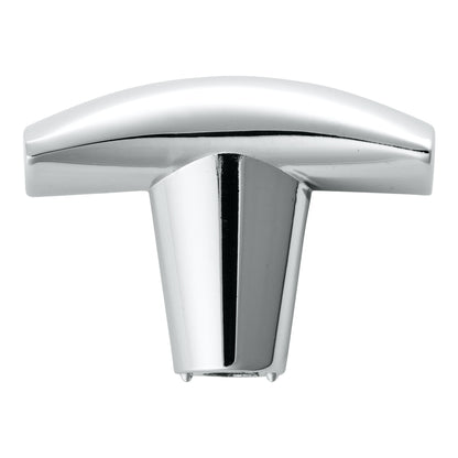 Marathon Hardware Dunbar Modern T-Knob (9370) - Chrome poli