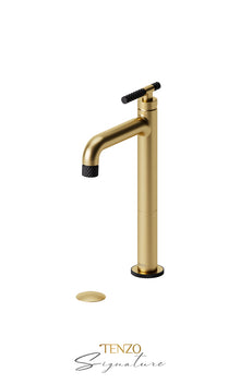 Tenzo BELLACIO -C 11H Tall Single Hole Lavatory Faucet With Drain