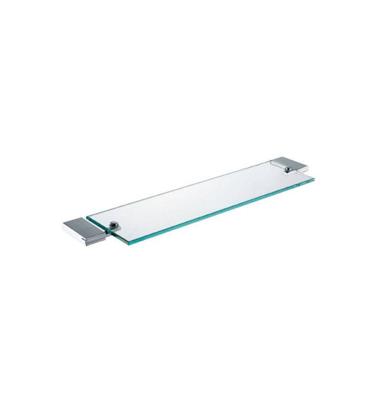 Kube Bath Aqua Fino Glass Shelve – Chrome - Renoz