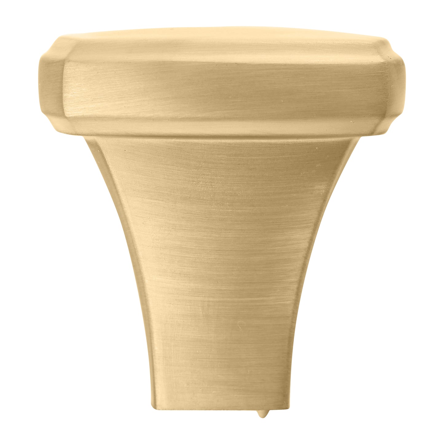 Marathon Hardware Verden Transitional Knob (9628) - Brushed Brass