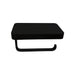 Kube Bath Aqua Plato Black Toilet Paper Holder With Shelf - Renoz