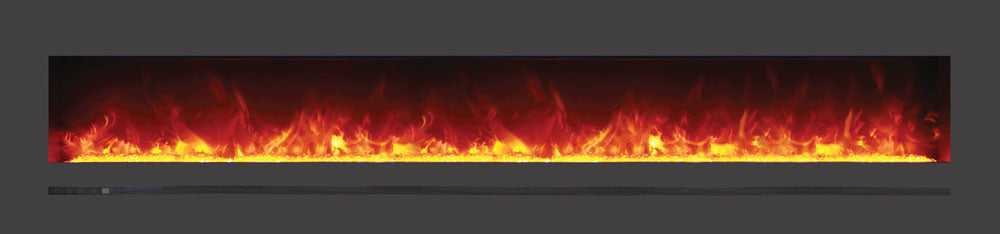 Sierra Flame WM-FML-88-9623-STL Foyer électrique linéaire