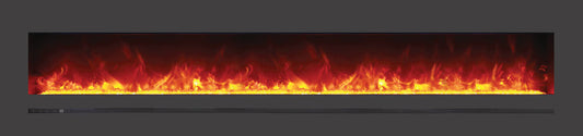 Sierra Flame WM-FML-88-9623-STL Foyer électrique linéaire