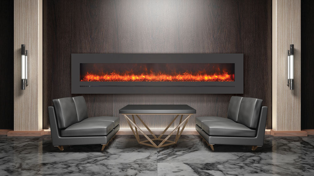 Sierra Flame WM-FML-88-9623-STL Foyer électrique linéaire