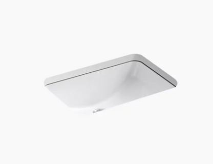 Kohler Ladena 20-7/8" X 14-3/8" X 8-1/8" Undermount Bathroom Sink With Glazed Underside - White