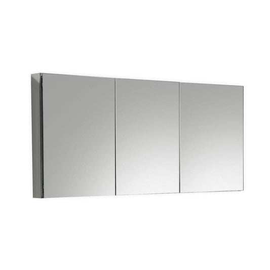 Kube Bath 60" Wide Mirrored Medicine Cabinet - Renoz