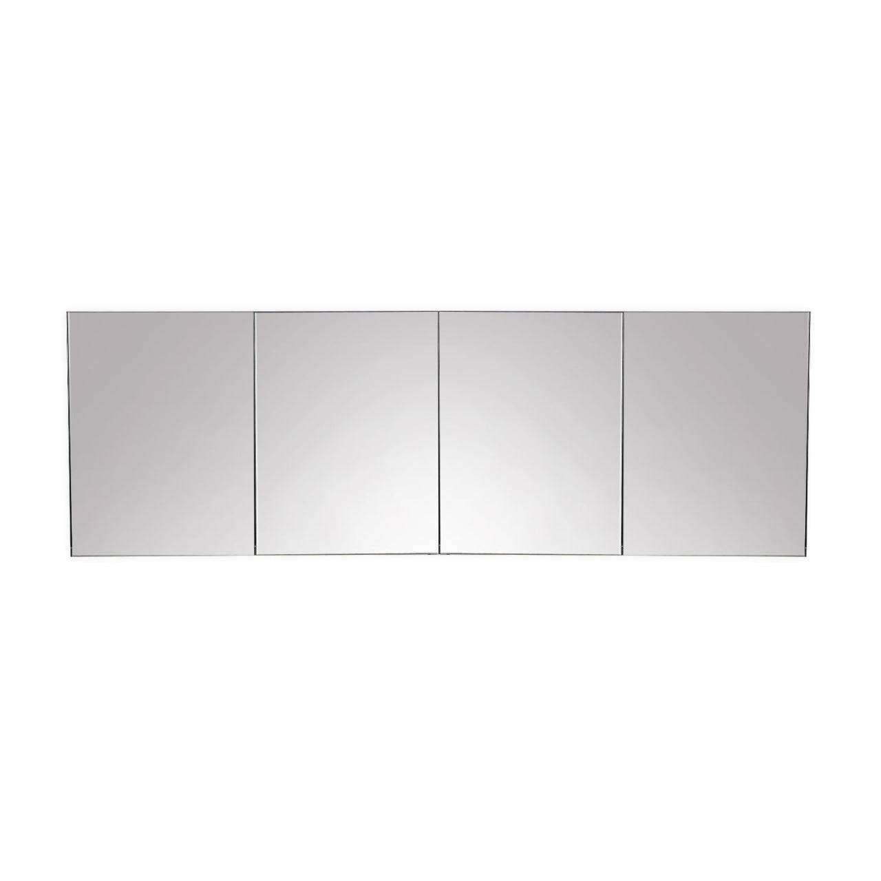 Kube Bath 80" Wide Mirrored Medicine Cabinet - Renoz