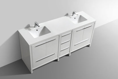 Kube Bath Dolce 72″ Modern Bathroom Vanity With Quartz Countertop