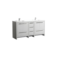 Kube Bath Dolce 72″ Modern Bathroom Vanity With Quartz Countertop