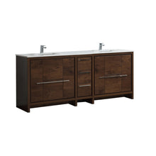 Kube Bath Dolce 84″ Modern Bathroom Vanity With Quartz Countertop