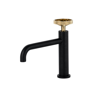 Kube Bath Aqua Loft Single Lever Bathroom Vanity Faucet – Matte Black - Renoz