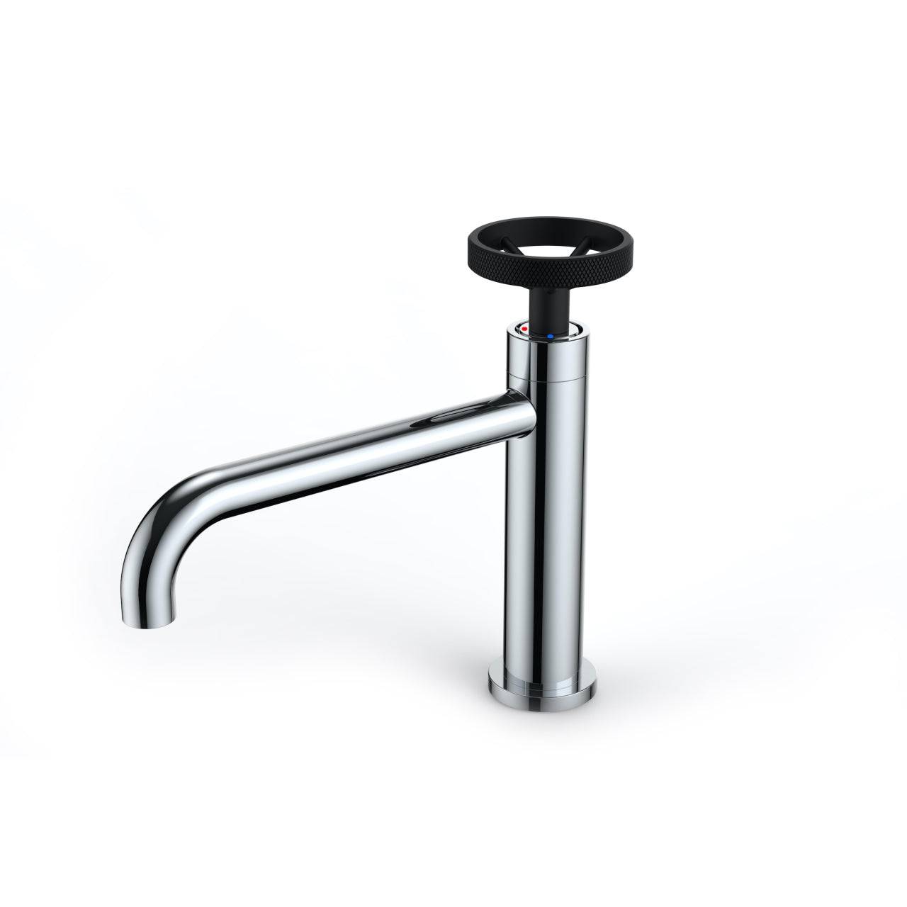 Kube Bath Aqua Loft Single Lever Bathroom Vanity Faucet – Chrome - Renoz