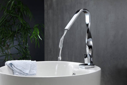 Kube Bath Aqua Riccio Single Lever Faucet Chrome - Renoz