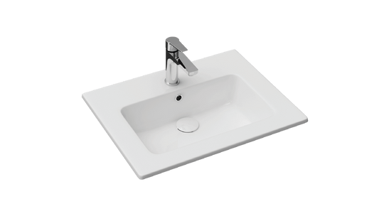 Streamline Cavalli ALD-SLIM61 Slim Drop-in Or Wall Mount Basin Bathroom Sink - Renoz