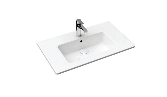 Streamline Cavalli ALD-SLIM81 Slim Drop-in or Wall Mount Basin Bathroom Sink - Renoz