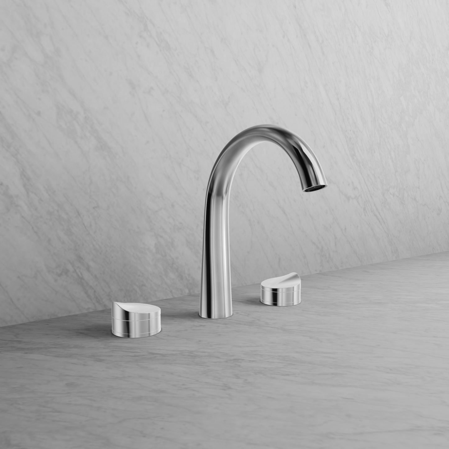 Baril 8" C/c Lavatory Faucet with Drain Included (FLORA) - UNIFORM