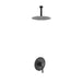 Kube Bath Aqua Rondo Black Shower Set With Ceiling Mount 8