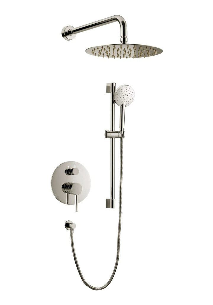 Streamline Cavalli CAPB1-RD Shower Kit With 10" Square Shower Head and Square Hand Shower - Renoz