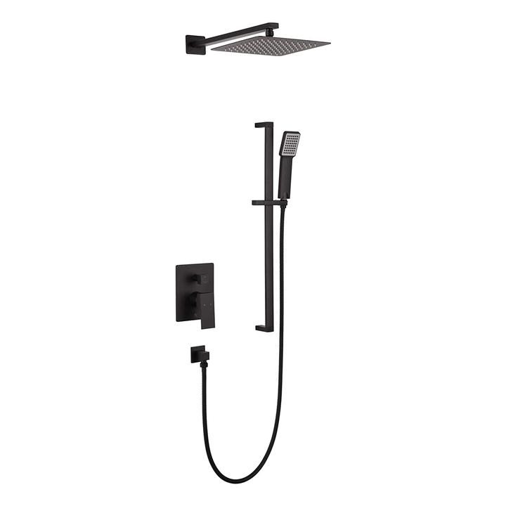 Streamline Cavalli CAPB1-SQ Shower Kit With 10" Round Rain Shower Head and Round Hand Shower - Renoz